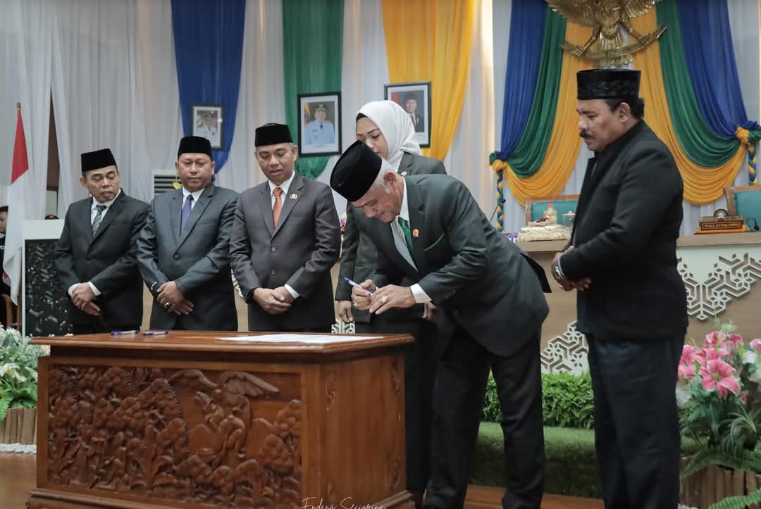 DPRD Gelar Rapat Paripurna Penetapan Bupati dan Wabup Terpilih Batola