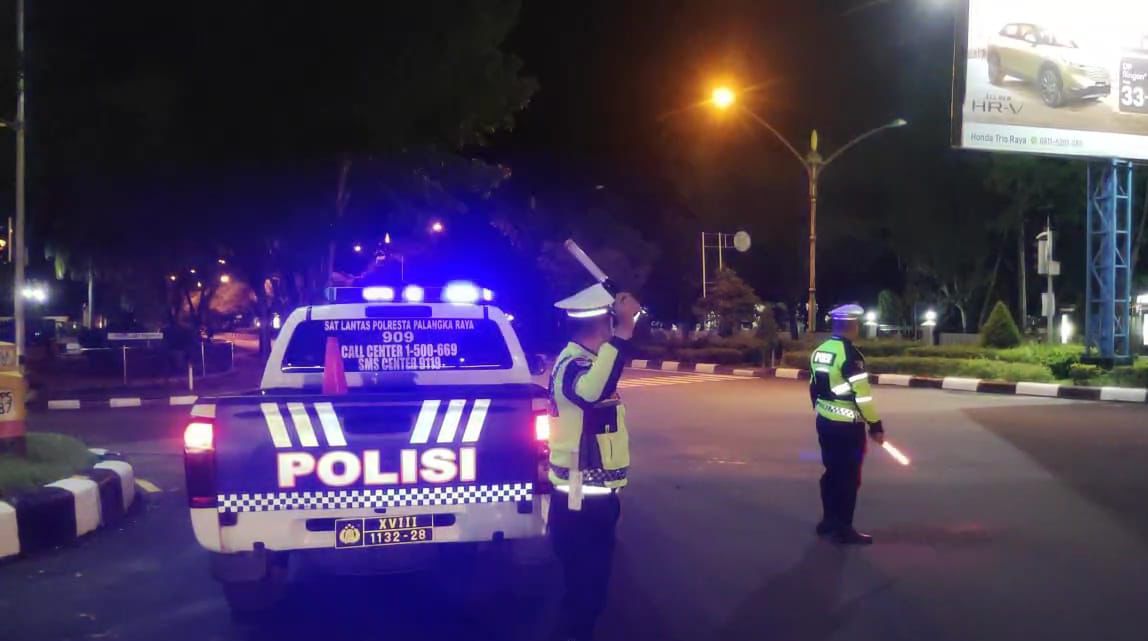 Tekan Kejahatan Jalanan, Satlantas Polresta Palangkaraya Perkuat Patroli