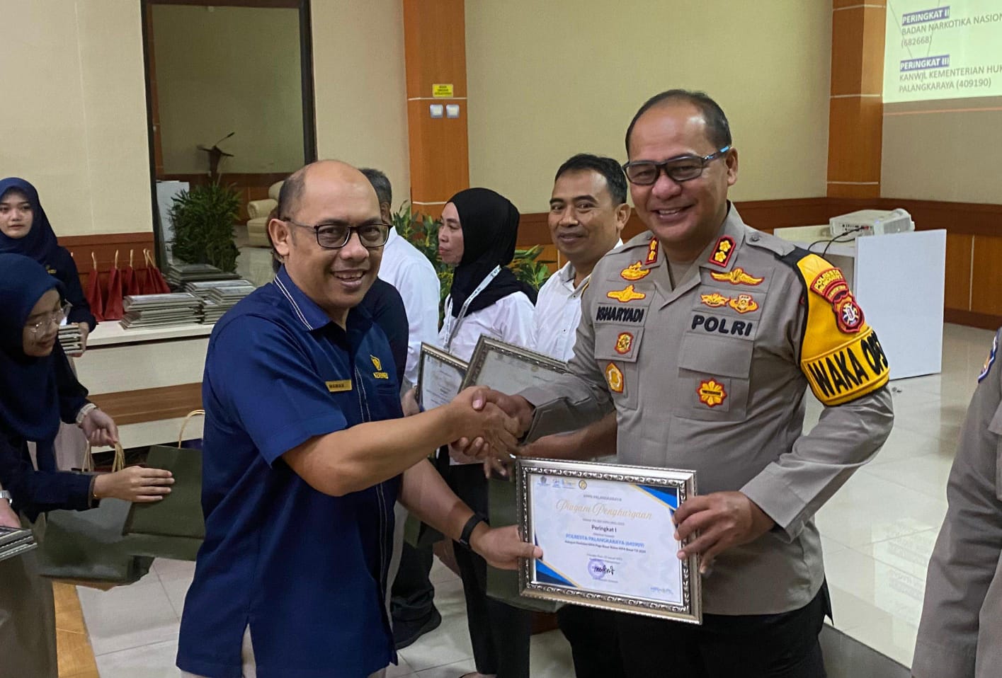 Polresta Palangka Raya Raih Penghargaan dari KPPN Setelah Peringkat 1 IKPA