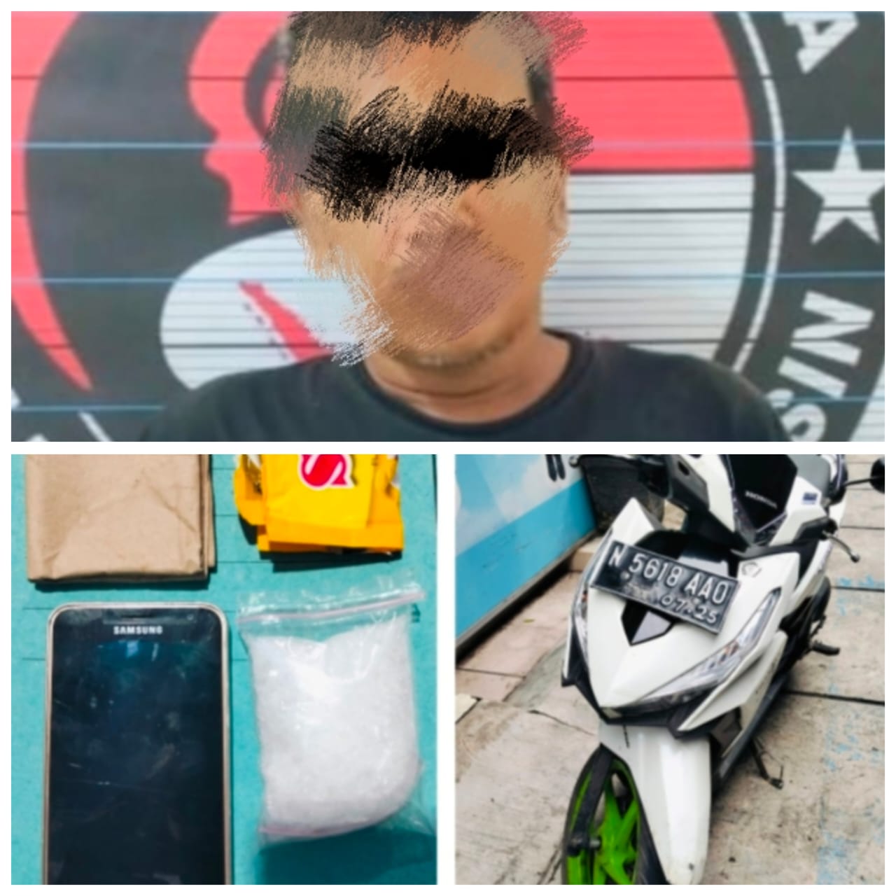 SR Warga Asal HSU Kedapatan Simpan Sabu 49,49 Gram di Jalan Pramuka