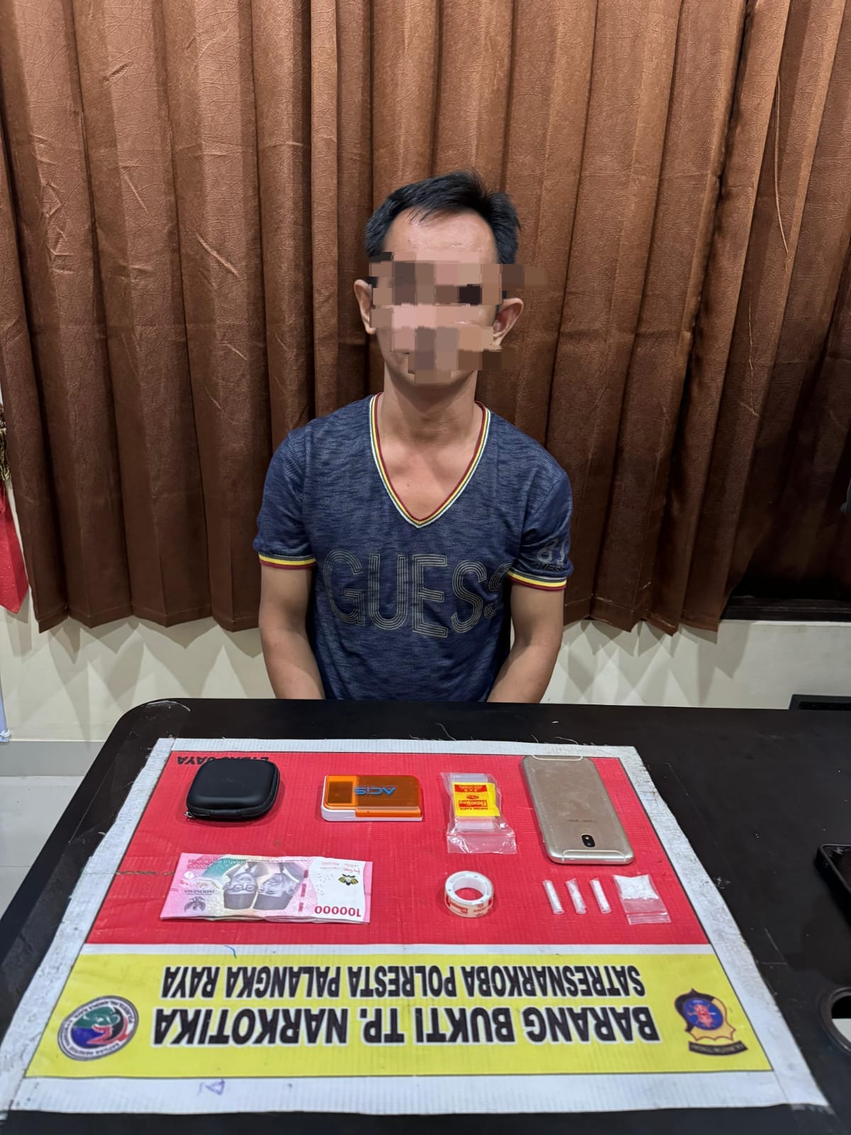 Satresnarkoba Palangka Raya Tangkap Tersangka Penyimpan Narkoba