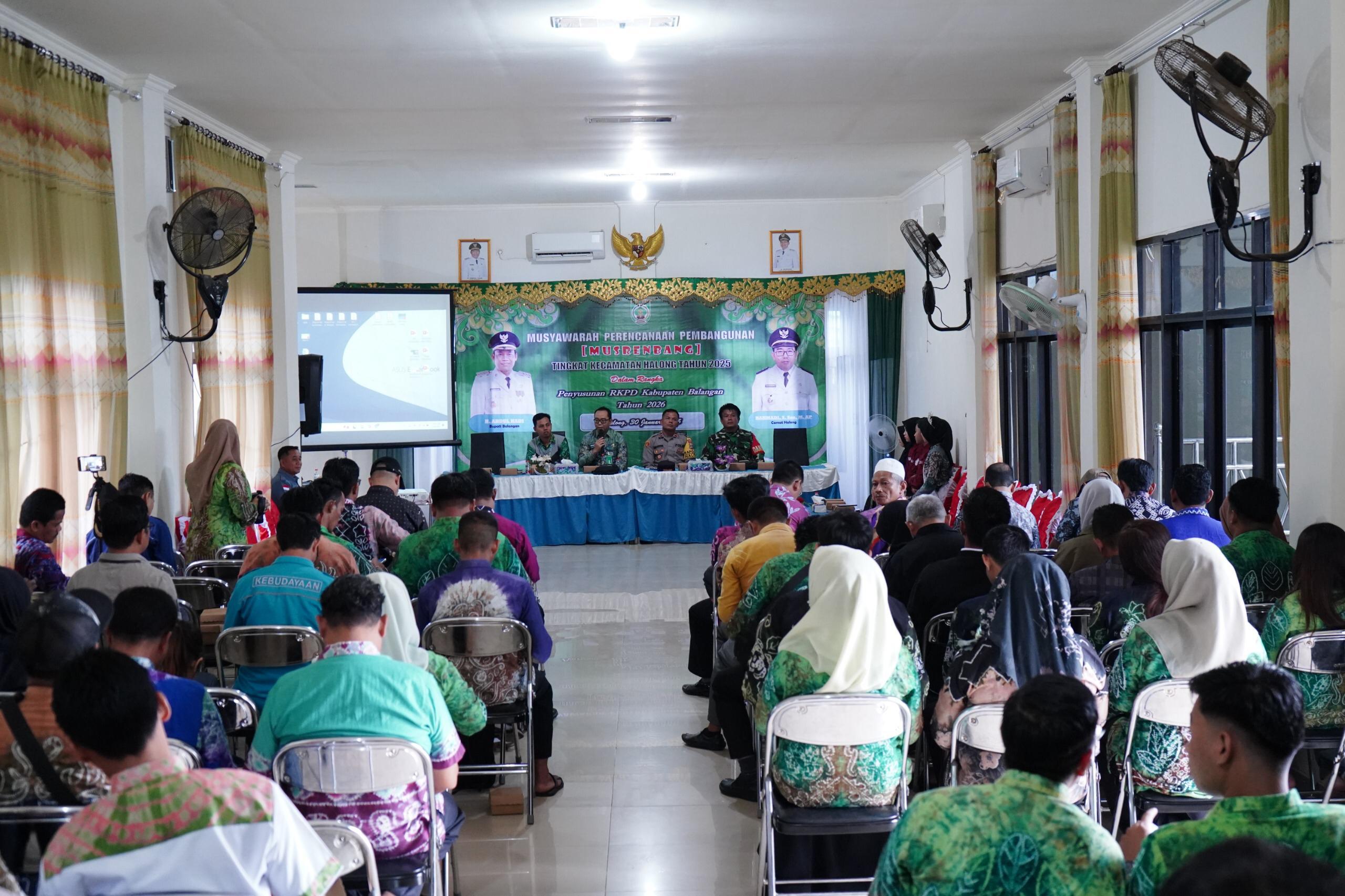 Musrenbang Kecamatan Halong 2025: Usul Infrastruktur Dominasi Perencanaan RKPD 2026