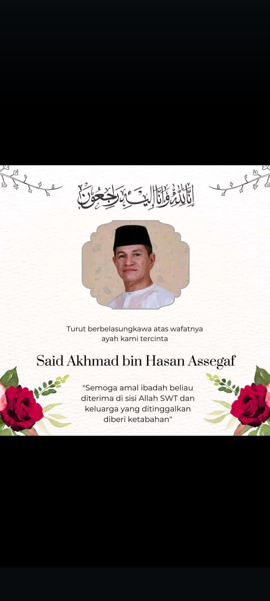 Eks Sekda Kotabaru Said Akhmad Meninggal Dunia di Jakarta