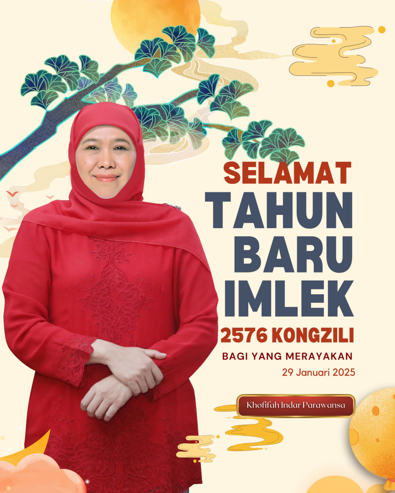 Tahun Baru Imlek, Khofifah: Jaga Persaudaraan dan Harmoni Dalam Keberagaman