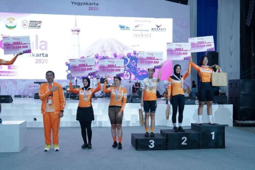 Bripda Yunia, Polwan Polda Kalsel Juara Tour of Kemala 2025