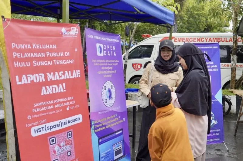 Diskominfo HST Edukasi Masyarakat Soal Keterbukaan Informasi Publik