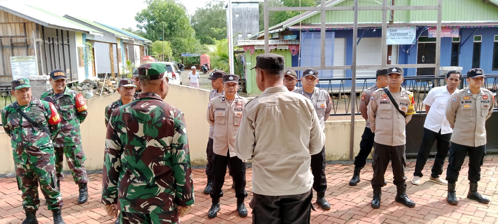 Konsolidasi Pengamanan Pawai Ta’aruf dan MTQ di Pulau Sebuku