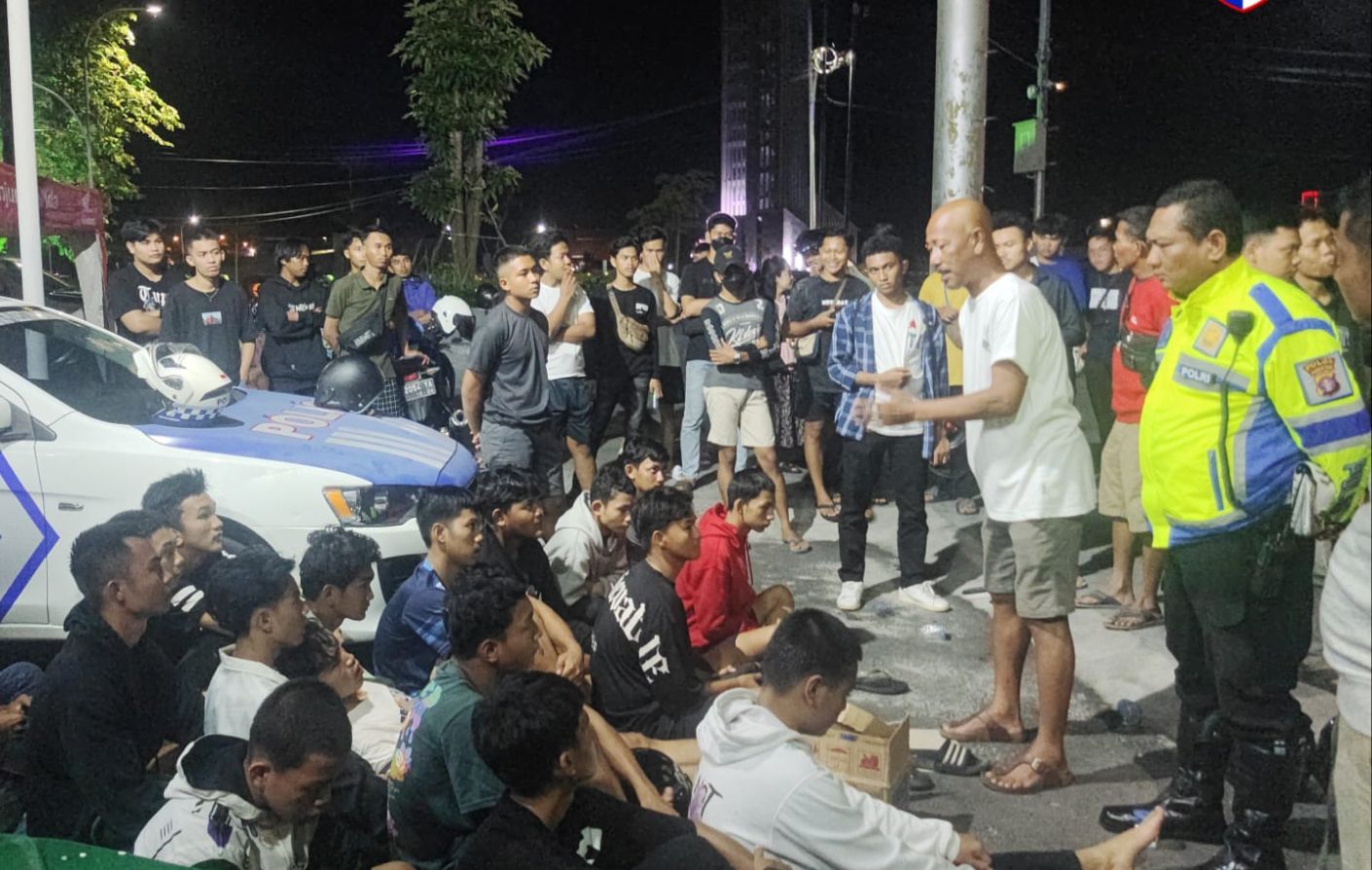 Polisi Amankan 30 Motor Diduga Balap Liar di Palangka Raya