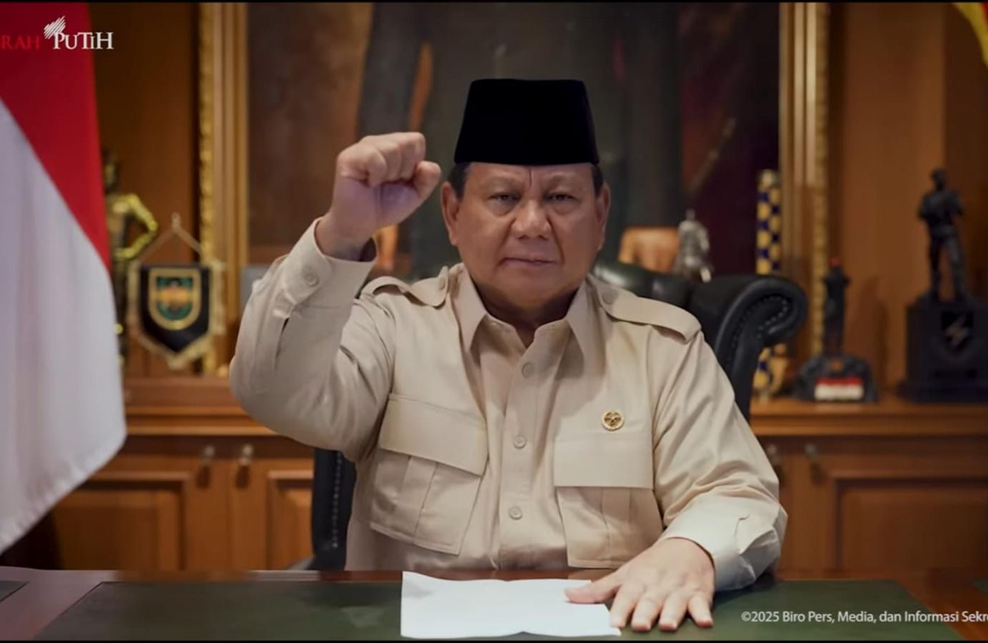 Pesan Presiden Prabowo Untuk Peserta HPN 2025 di Kalsel