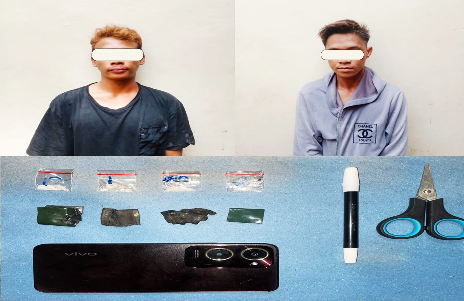 Simpan 4 Paket Sabu, Dua Warga Kotabaru Ditangkap di Batuah