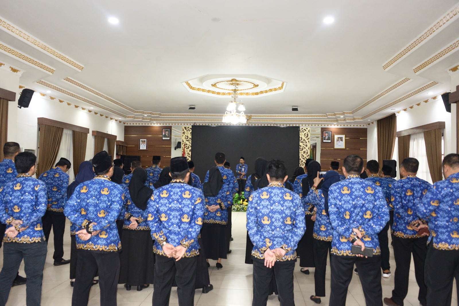 Dinansyah Pimpin Apel Terakhir Sebagai Bupati Barito Kuala
