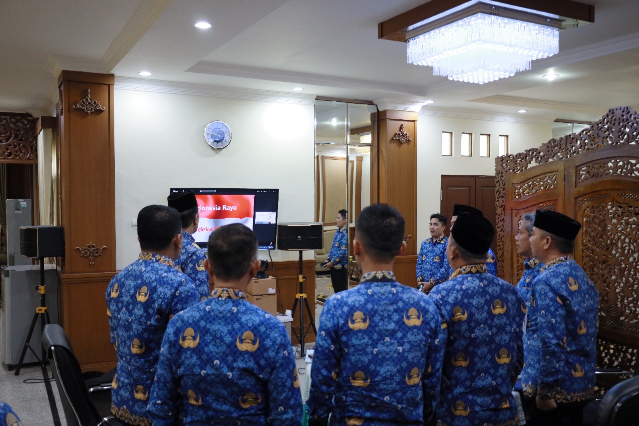 Jaga Integritas, Dinansyah Ikuti Entry Meeting BPK