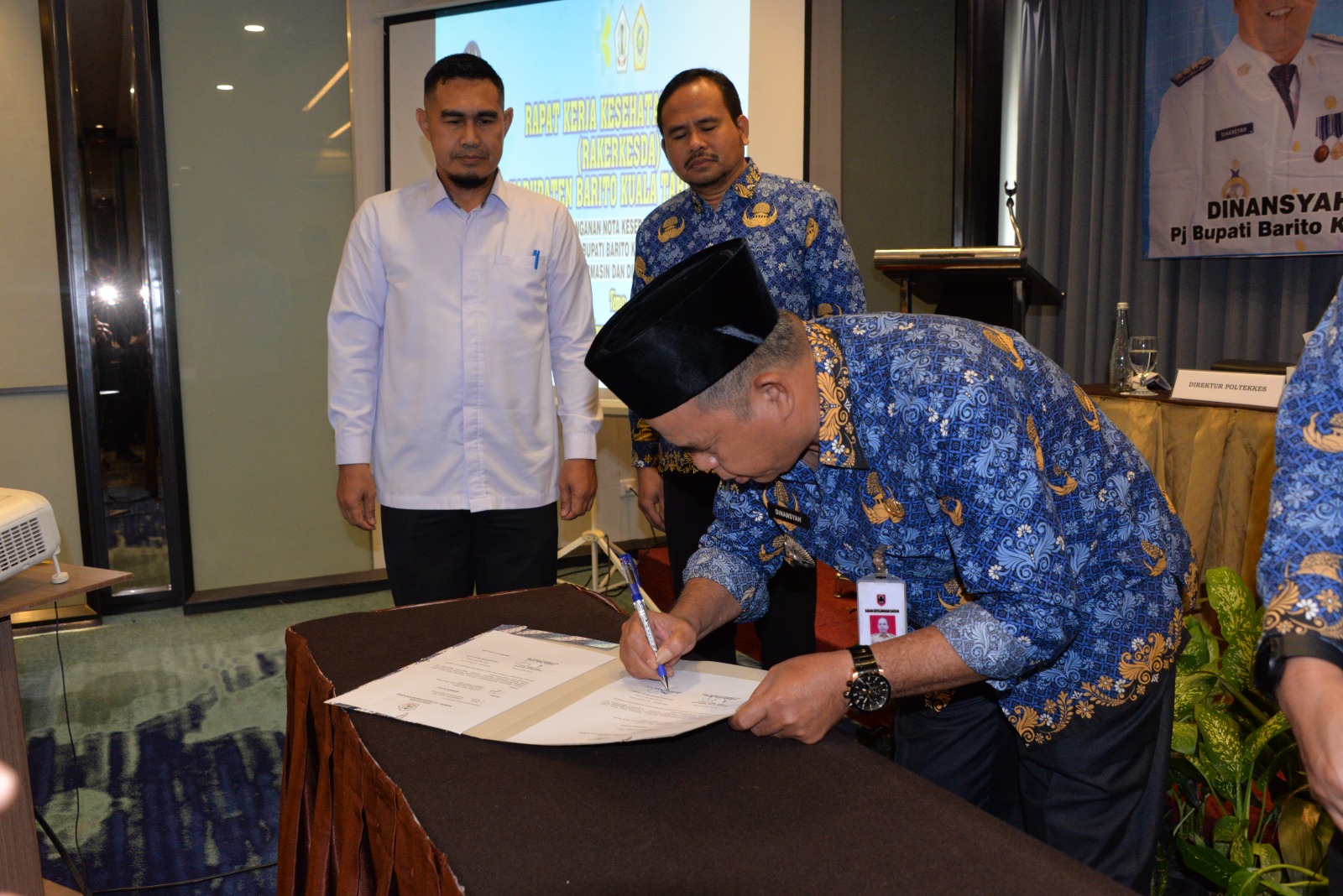 Dorong Transformasi Pelayanan Kesehatan, Pj Bupati Batola Tandatangani MoU