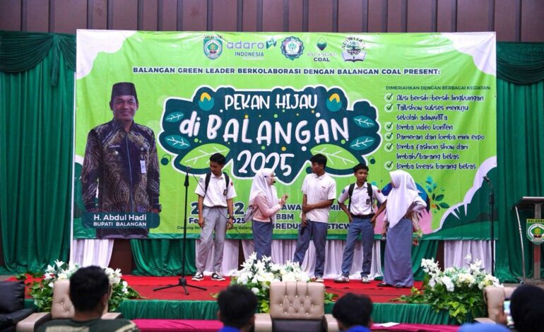 Balangan Green Leader Gelar Pekan Hijau Balangan Peringati HPSN dan Dukung Sekolah Adiwiyata