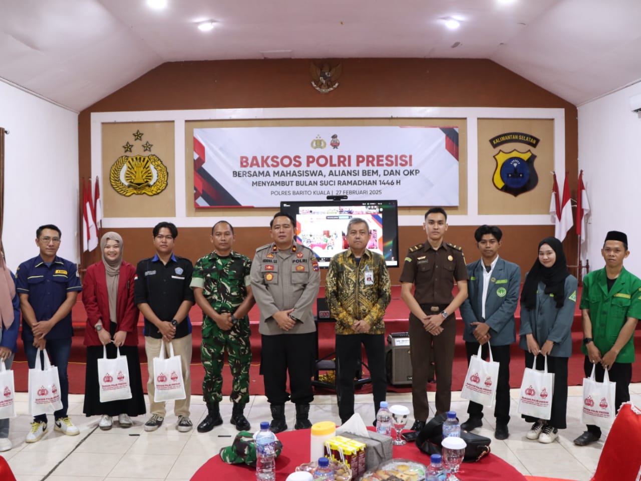 Sambut Ramadan, Polres Batola Gelar Baksos Polri Presisi
