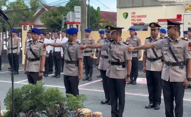 Pergeseran Perwira Jajaran Polres Kotabaru