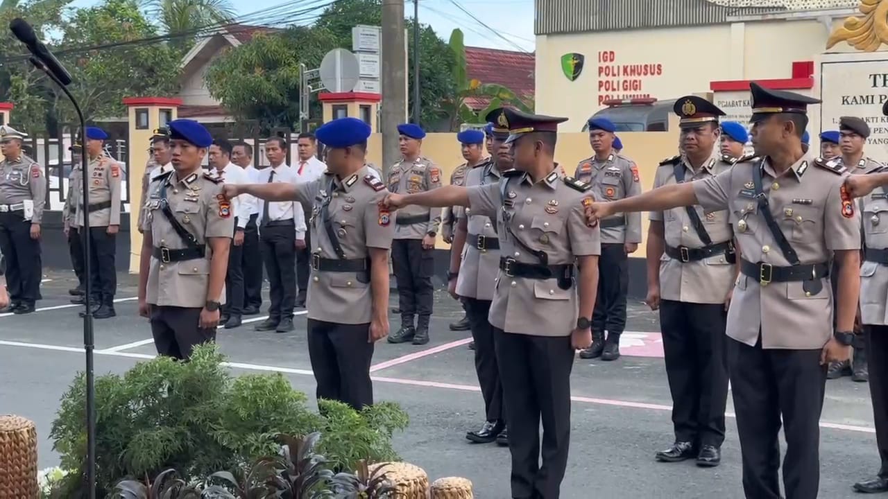 Pergeseran Perwira Jajaran Polres Kotabaru