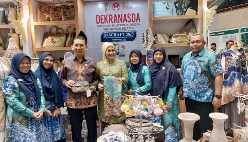 Pemkab HST Pamerkan Kerajinan Lokal di INACRAFT, Kerajinan Marmer Curi Perhatian