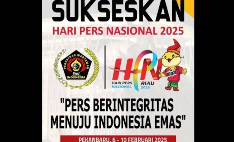 Ketum PWI Pusat Sebut HPN di Riau Sudah Siap 100 Persen