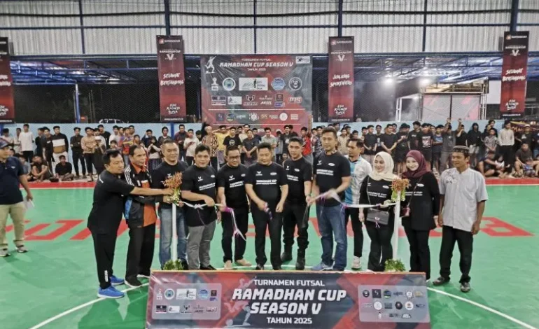 Bupati HST Buka Turnamen Futsal Ramadan Cup Season V se-Banua Enam
