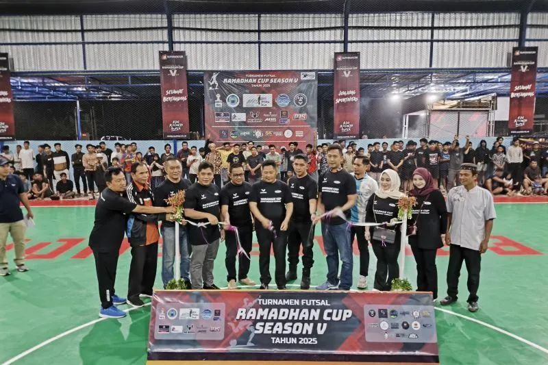 Bupati HST Buka Turnamen Futsal Ramadan Cup Season V se-Banua Enam