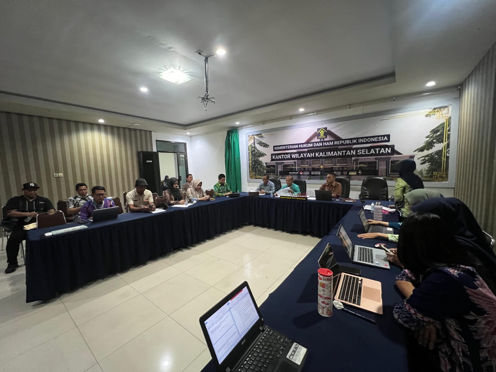 Pemkab Balangan dan Kemenkumham Kalsel Gelar Harmonisasi Dua Raperda