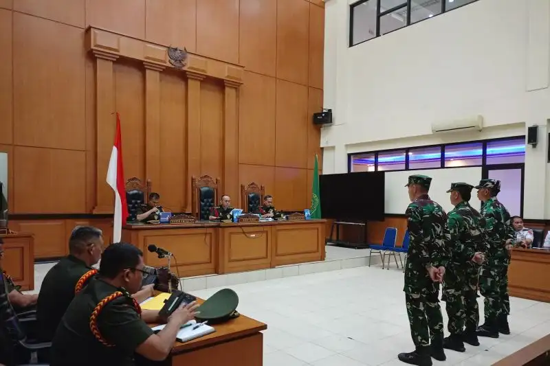 Dua Anggota TNI AL Penembak Bos Rental Mobil Divonis Seumur Hidup