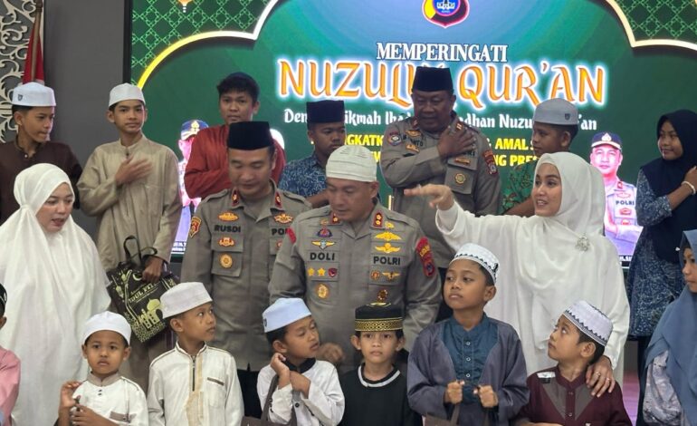 Kapolres Kotabaru Buka Puasa Bersama Anak Yatim Piatu