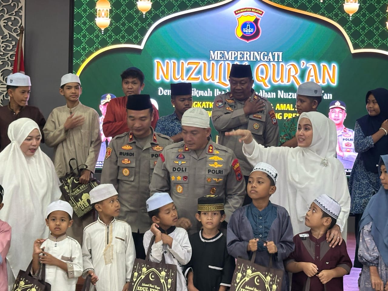 Kapolres Kotabaru Buka Puasa Bersama Anak Yatim Piatu