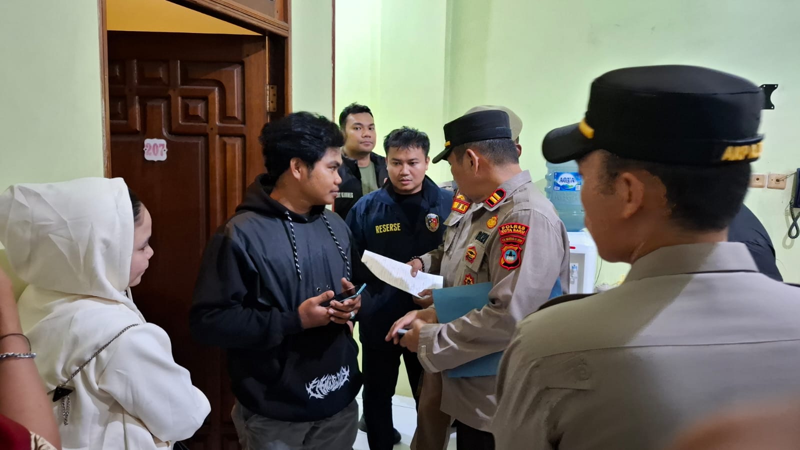 Petugas Gabungan Bidik Praktek Prostitusi Beberapa Penginapan di Kotabaru