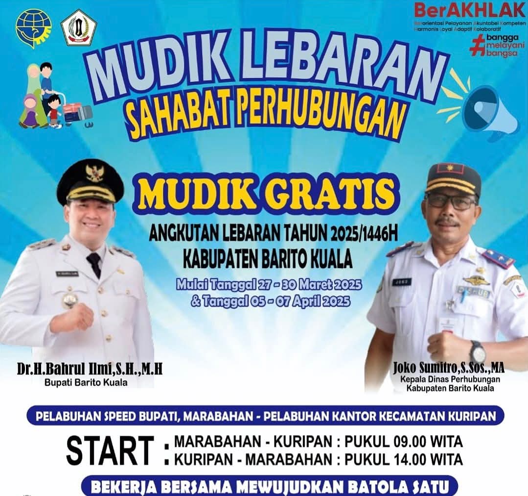 Bupati Bahrul Ilmi Umumkan Mudik Gratis