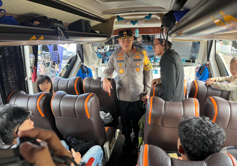 400 Penumpang Ikut Mudik Gratis Polri Presisi Polda Kalsel