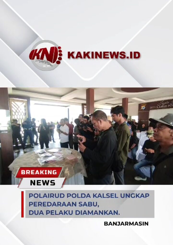 POLAIRUD PDA KALSEL UNGKAP PEREDARAN SABU DUA PELAKU DIAMANKAN