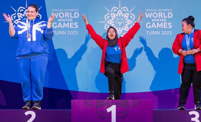 Siti Naswa, Atlet Spesial Olympics Kalsel Raih Emas di Italia