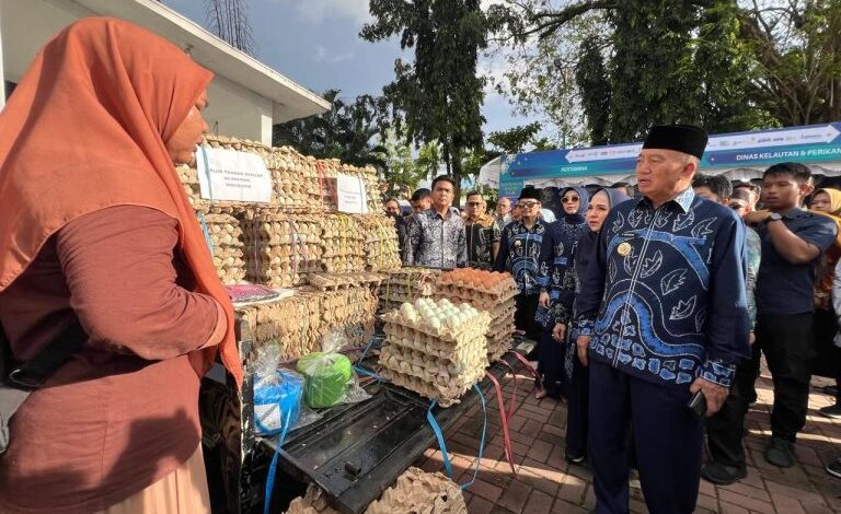 Gubernur dan Wagub Kalsel Tinjau Pasar Wadai di Banjarmasin