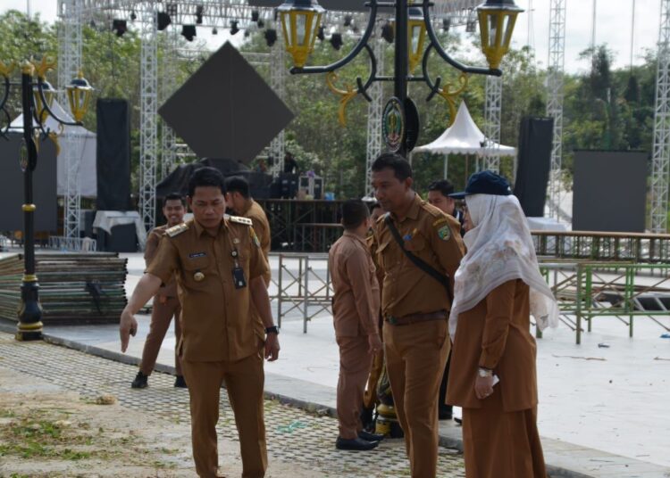 Bupati Balangan Meninjau Lokasi Expo Balangan 2025