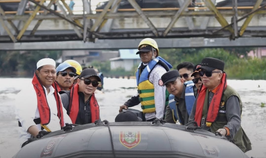 Bupati Batola Apresiasi Kolaborasi Pentahelix Untuk Mengatasi Banjir di Jejangkit