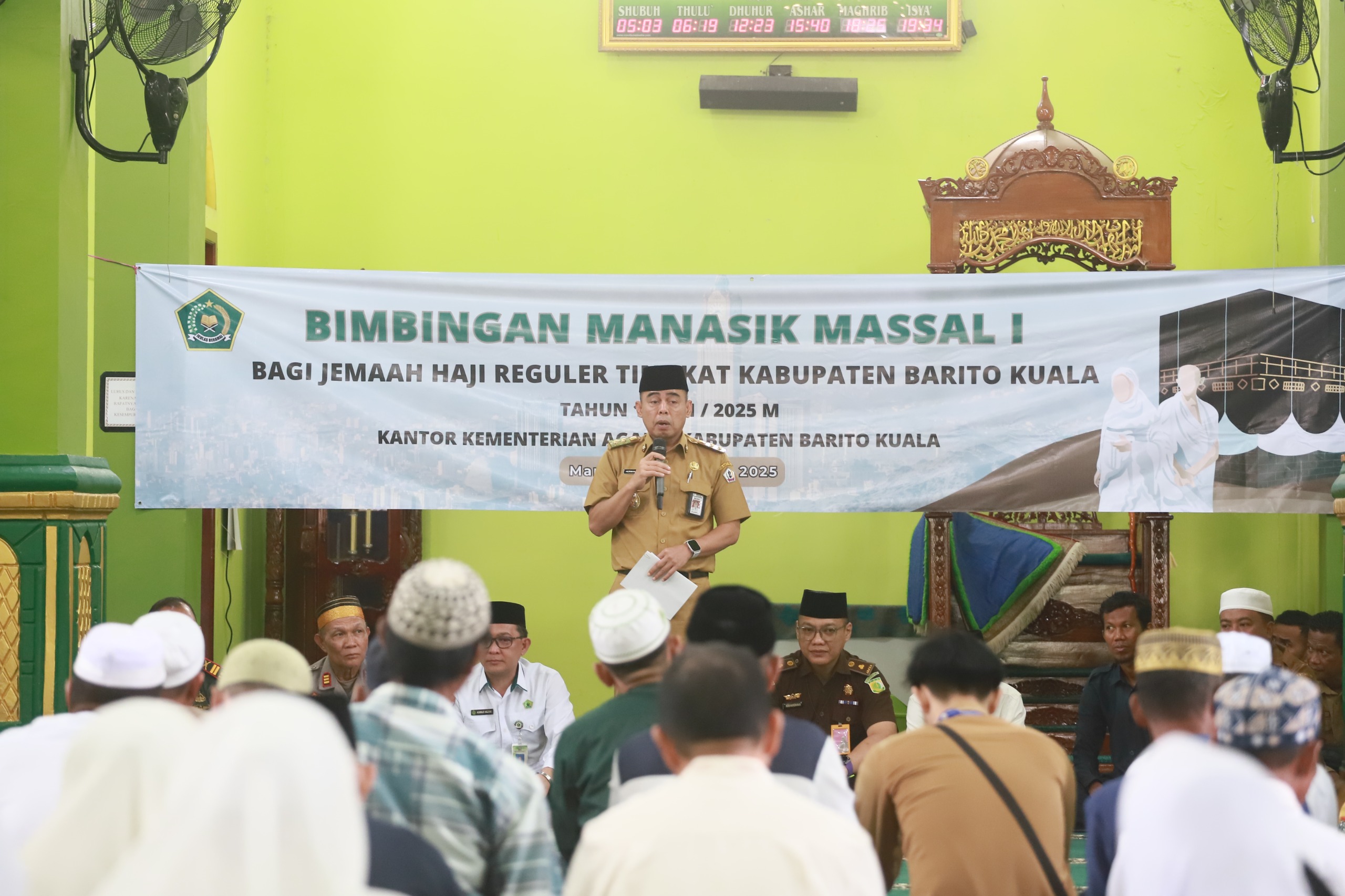 Wabup Batola Berpesan Jamaah Haji Menjaga Kesehatan dan Fisik