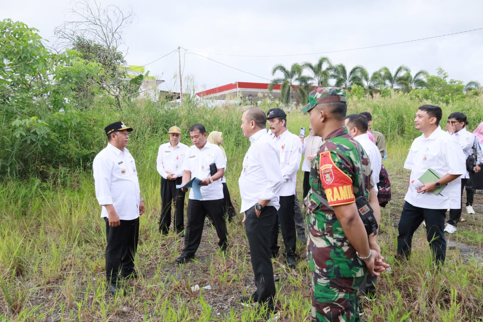Bupati Barito Kuala Tinjau Rencana Pembangunan Puskesmas di Anjir Muara
