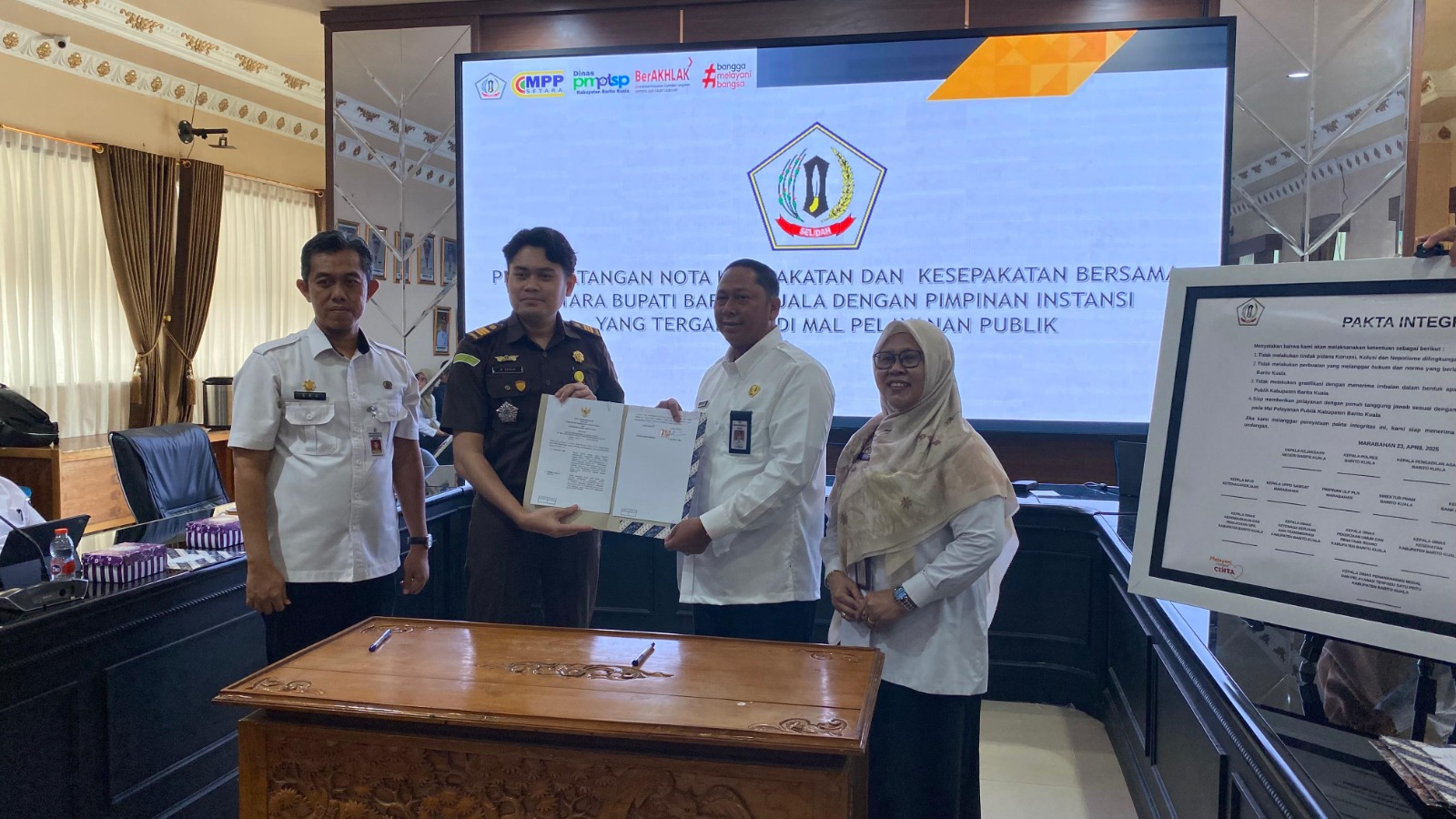 Pemkab Batola Gelar Rakor dan Evaluasi Mal Pelayanan Publik