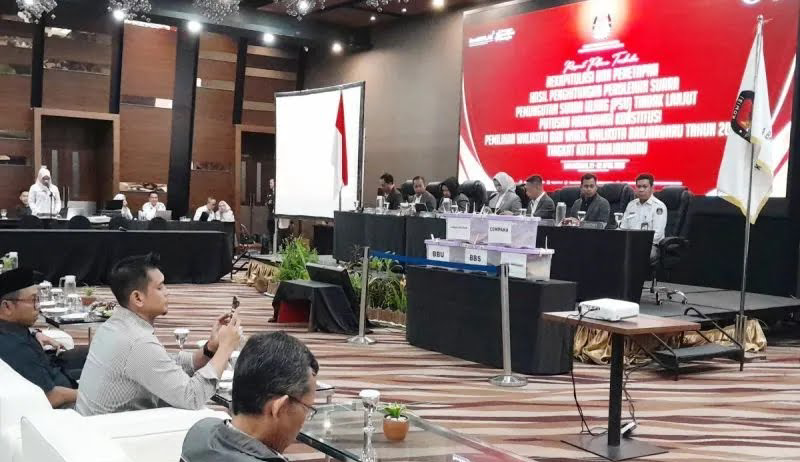 KPU Tetapkan Kemenangan Lisa-Wartono atas Kotak Kosong di PSU Pilkada Banjarbaru