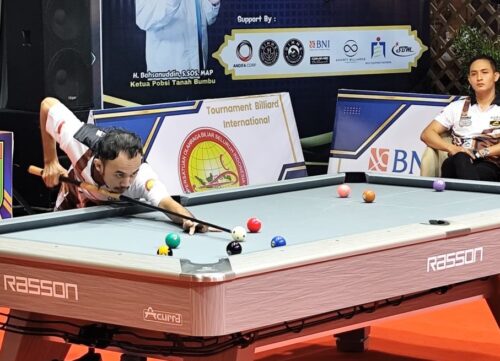Heri, Rebut Rp 200 Juta di Final Tournament Billiard International Batulicin Open 2025