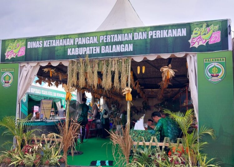 Expo Balangan, Stand DKP3 Balangan Tampilkan Nuansa Pertanian