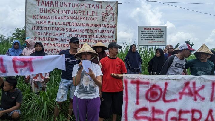 Konflik Agraria, Petani Desa Pundunrejo dan PT LPI Saling Lapor ke Polisi