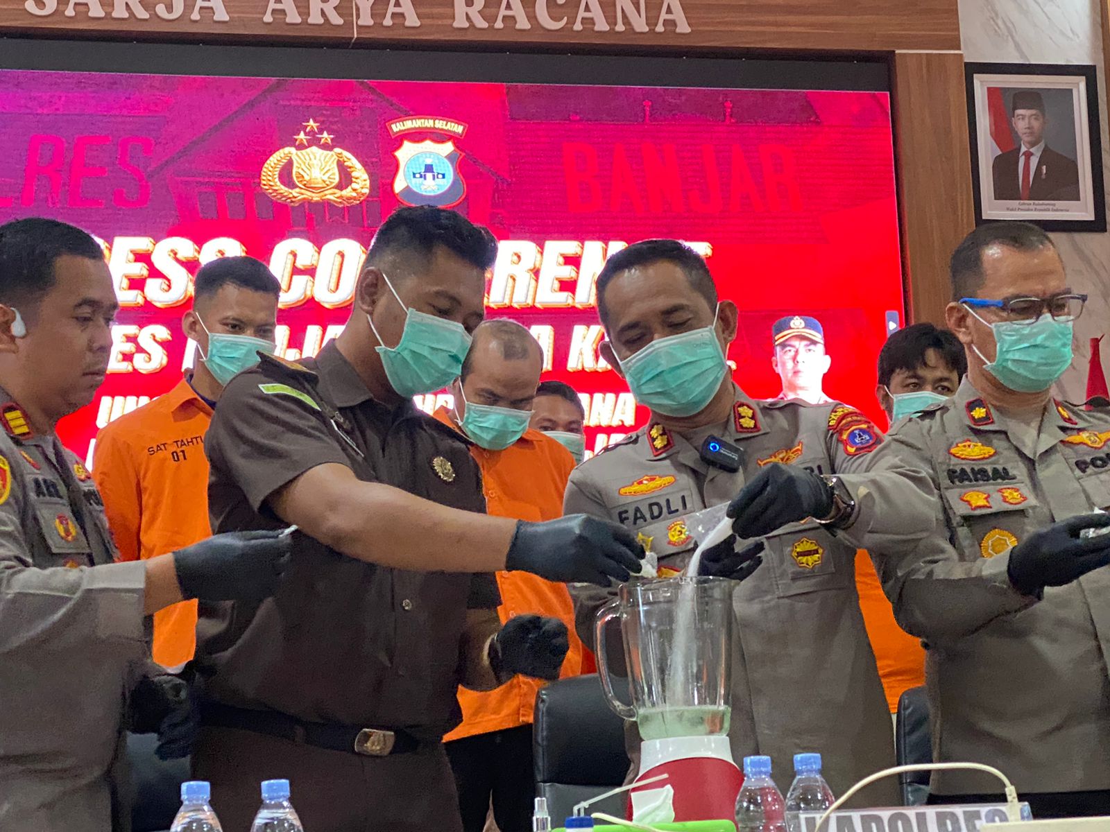 Polres Banjar Bongkar 8 Kasus Narkoba Selama Dua Pekan