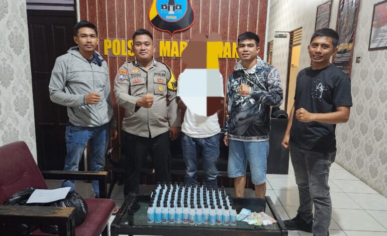 4 Pengedar Gaduk Ditangkap Polsek Marabahan saat Operasi Sikat Intan
