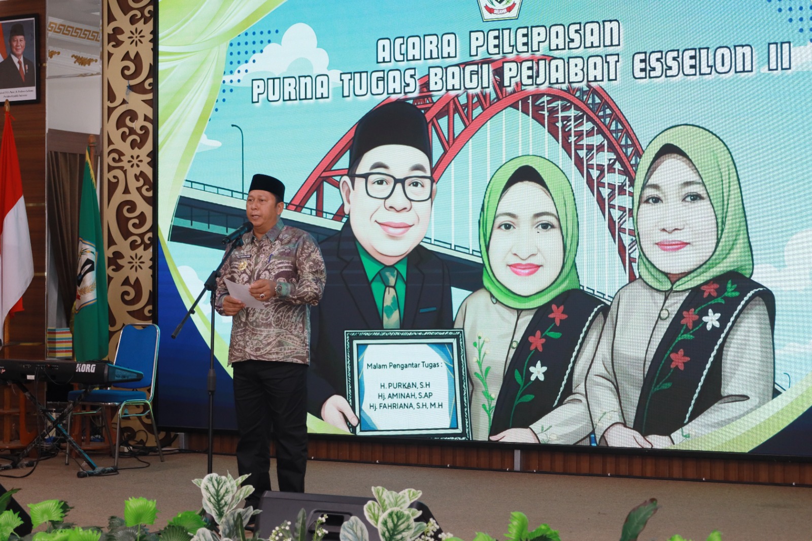 Momen Haru Pelepasan Purna Tugas Pejabat Eselon II Pemkab Barito Kuala