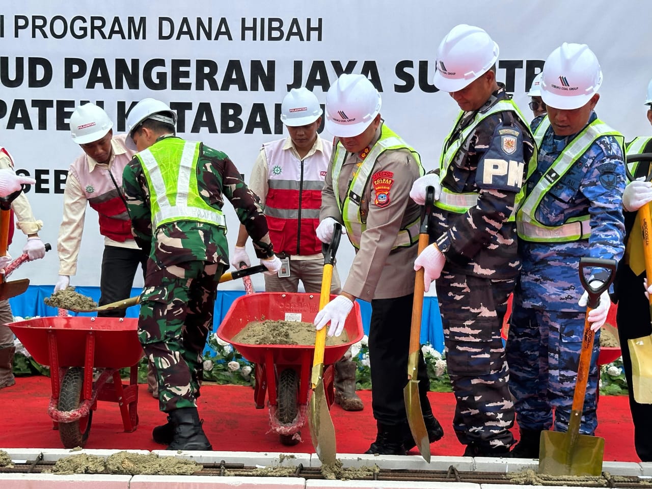 Kapolres Kotabaru Hadiri Groundbreaking RSUD Pangeran Jaya Sumitra di Stagen