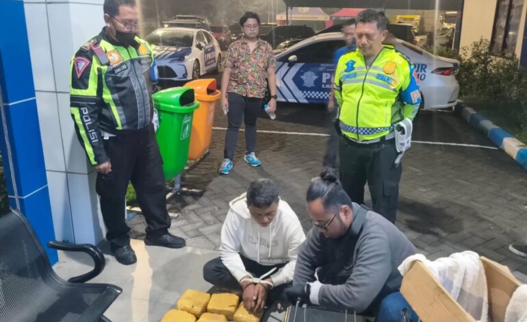 Tim Gabungan Gagalkan Peredaran 7 Kg Sabu Asal Malaysia di Jalan Tol
