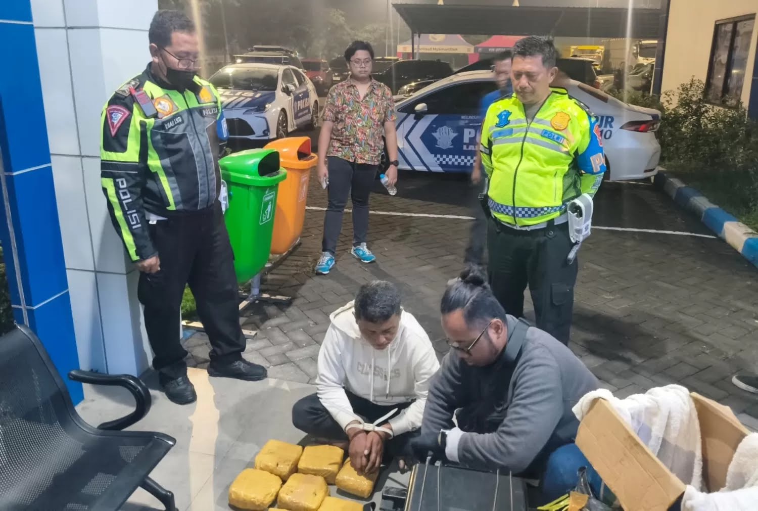 Tim Gabungan Gagalkan Peredaran 7 Kg Sabu Asal Malaysia di Jalan Tol